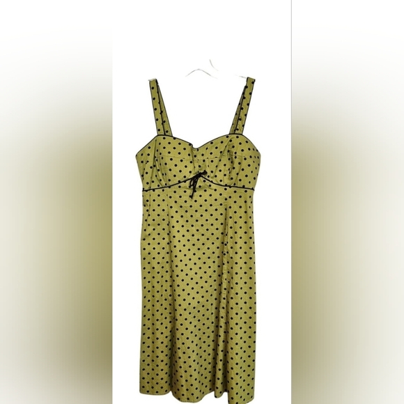 R&K Original Green Polka Dot Dress - Picture 6 of 6